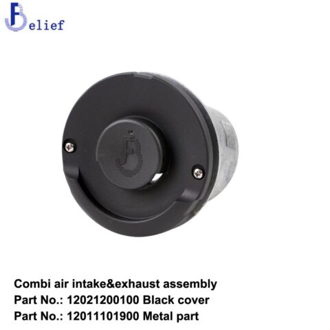 Combi air intake&exhaust assembly